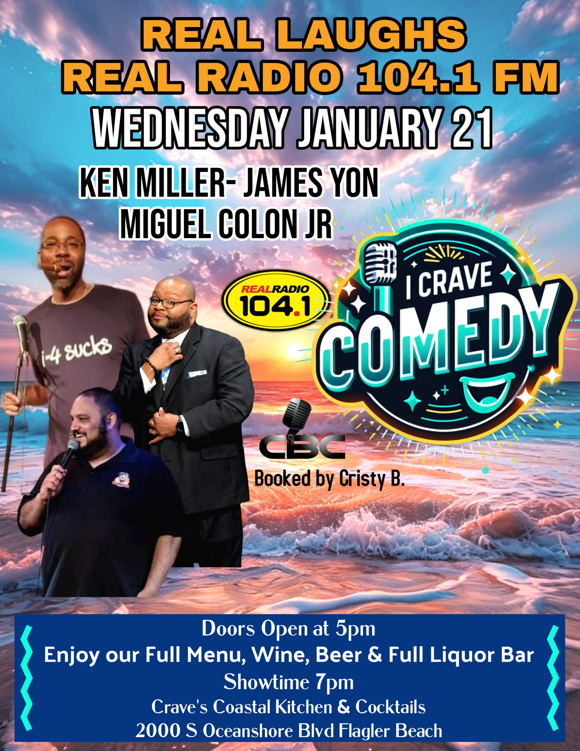 I Crave Comedy Event Flyer